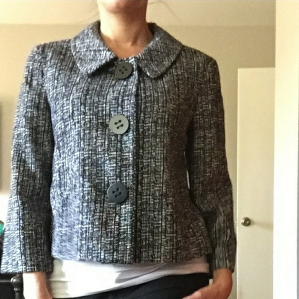 Mod Swing Jacket - Black and White